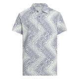 Adidas Herringbone Scripted Boys Polo