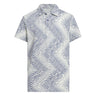 Adidas Herringbone Scripted Boys Polo