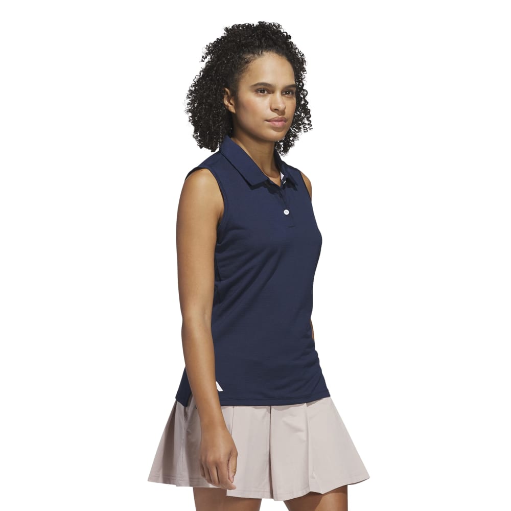 Adidas Solid Ottoman Ladies Polo