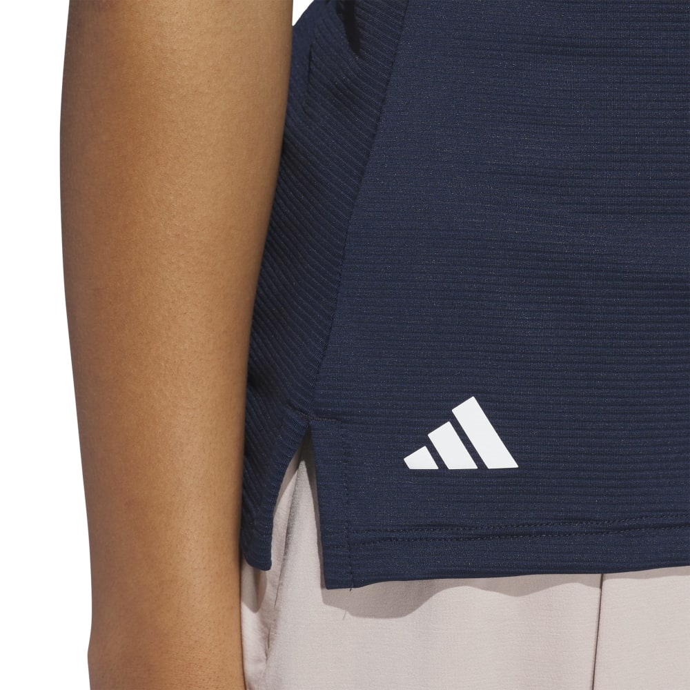 Adidas Solid Ottoman Ladies Polo