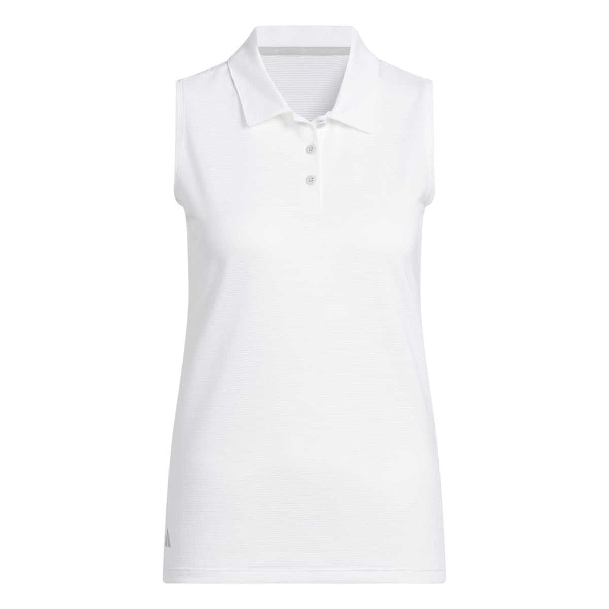 Adidas Solid Ottoman Sleeveless Polo