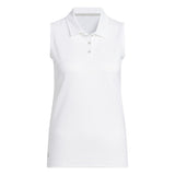 Adidas Solid Ottoman Sleeveless Polo