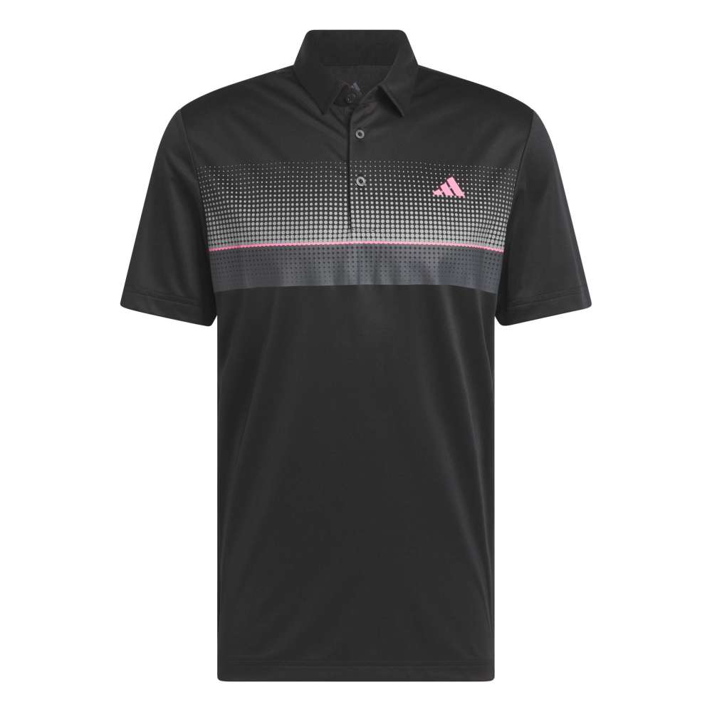 ADIDAS MENS PERFORMANCE ALLOVER PRINT POLO