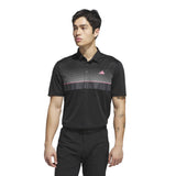 ADIDAS MENS PERFORMANCE ALLOVER PRINT POLO
