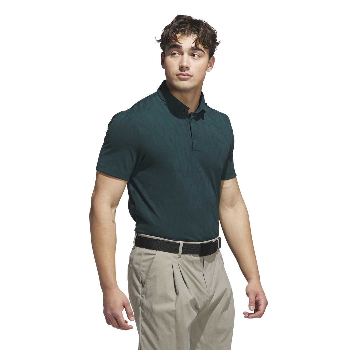 ADIDAS MENS GO-TO TEXTURED POLO