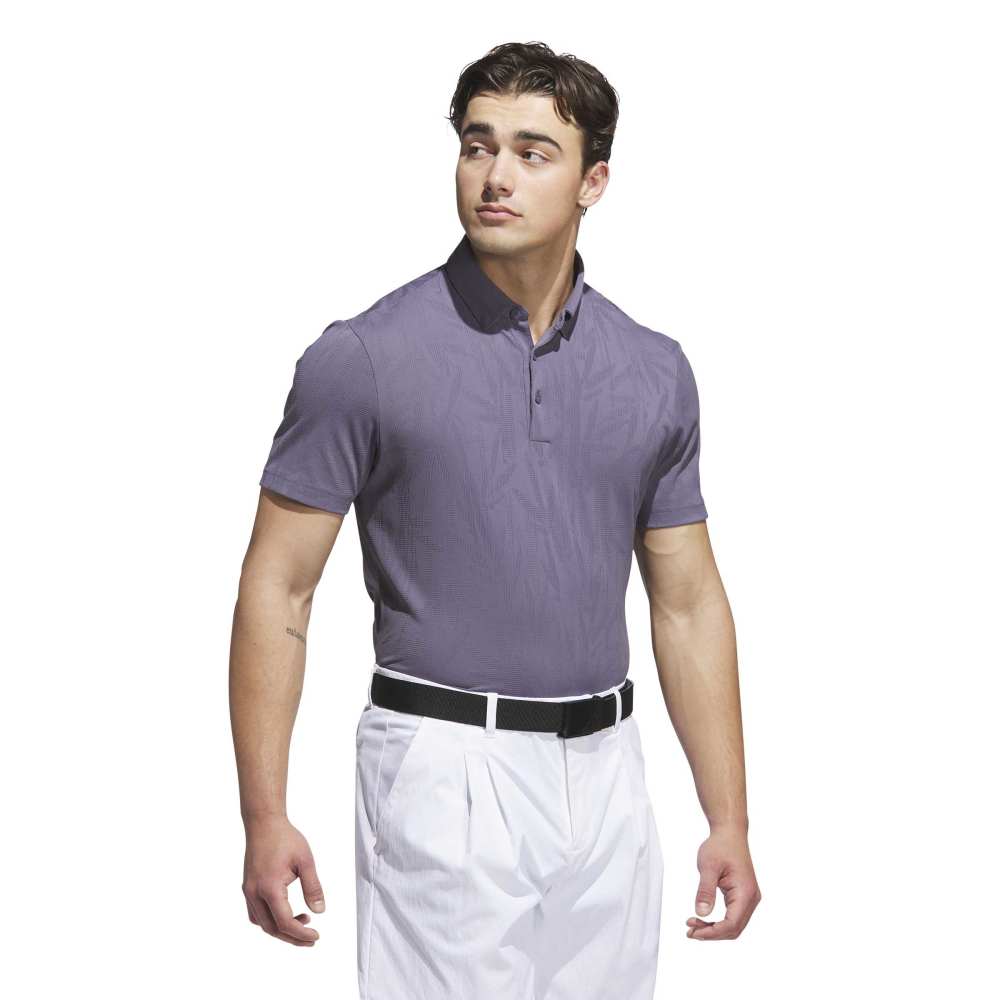 ADIDAS MENS GO-TO TEXTURED POLO