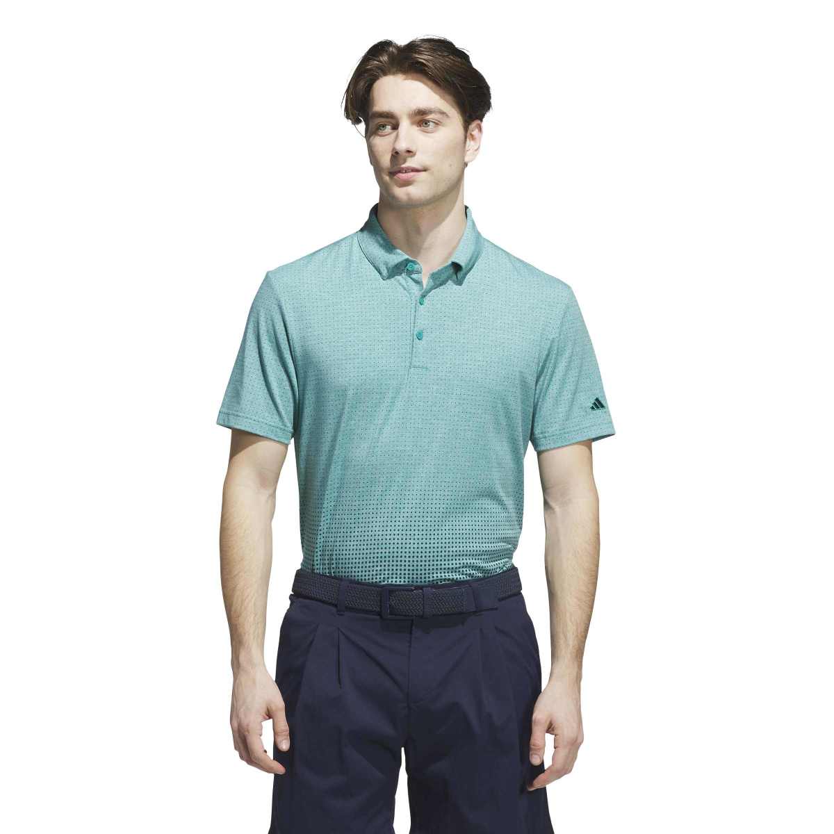 ADIDAS MENS GO-TO RISE PRINT POLO
