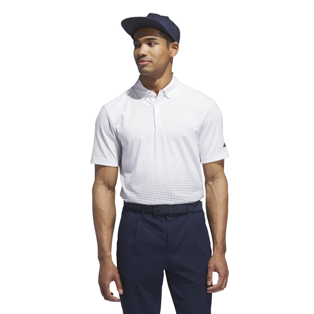 ADIDAS MENS GO-TO RISE PRINT POLO