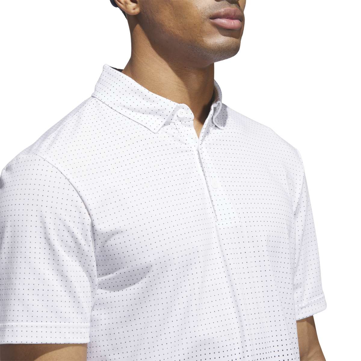 ADIDAS MENS GO-TO RISE PRINT POLO
