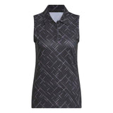 Adidas Women's Ultimate365 Printed Sleeveless Polo