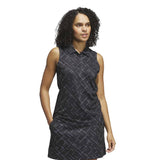 ADIDAS WOMENS ULTIMATE365 PRINTED SL POLO