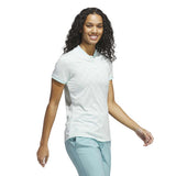Adidas Ultimate365 Jacquard Short Sleeve Ladies Polo