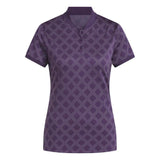 Adidas Ultimate365 Jacquard Short Sleeve Ladies Polo