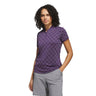 Adidas Ultimate365 Jacquard Short Sleeve Ladies Polo