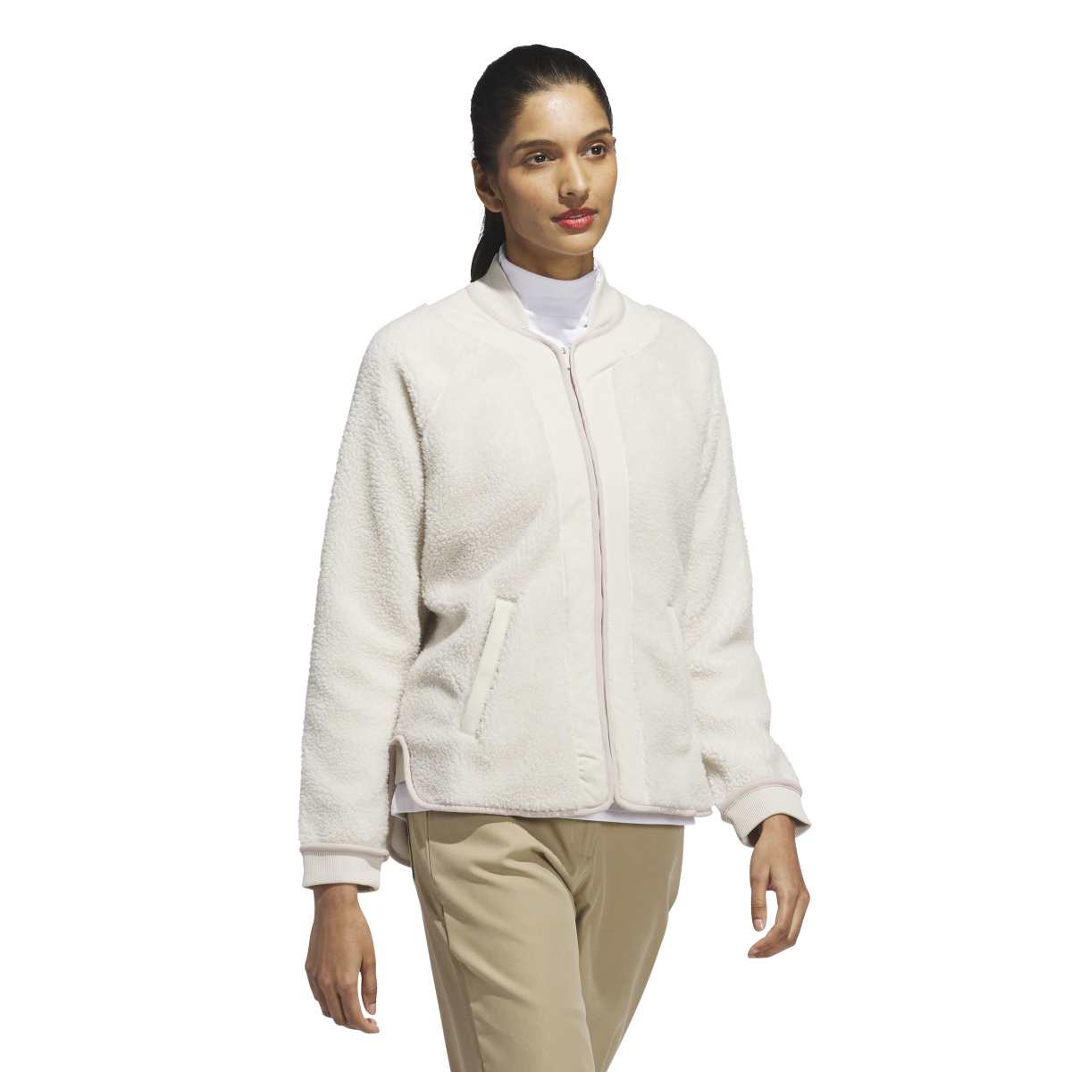 ADIDAS WOMENS GO-TO FLEECE JACKET