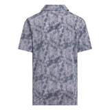 Adidas Boys Performance Textured Print Polo