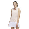 Adidas Ultimate365 Jacquard Sleeveless Ladies Polo