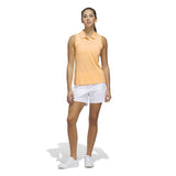 Adidas Performance Stripe Sleeveless Ladies Polo