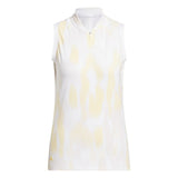 Adidas Ultimate365 Tour Printed Sleeveless Ladies Polo