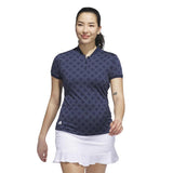 Adidas Ultimate365 Jacquard Short Sleeve Ladies Polo