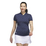 Adidas Ultimate365 Jacquard Short Sleeve Ladies Polo