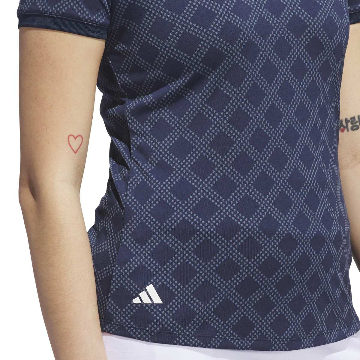Adidas Ultimate365 Jacquard Short Sleeve Ladies Polo
