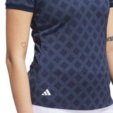 Adidas Ultimate365 Jacquard Short Sleeve Ladies Polo