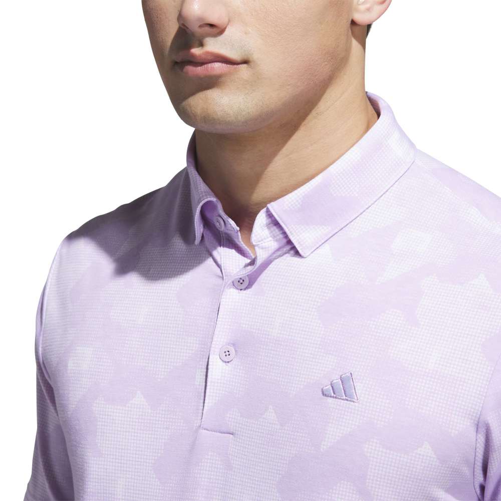 Adidas Mens Go-To Print Polo