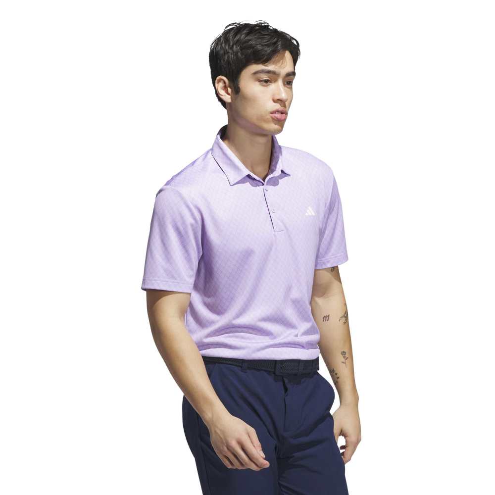 ADIDAS MENS CORE ALLOVER PRINT POLO