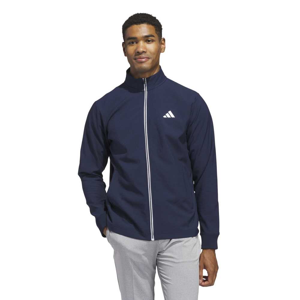 Adidas Ultimate365 Textured Woven Full-Zip Jacket