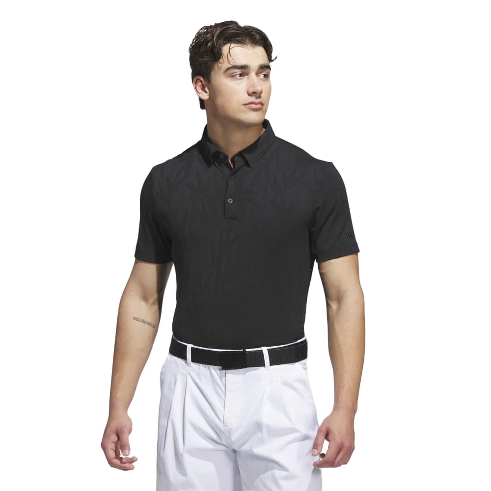 ADIDAS MENS GO-TO TEXTURED POLO