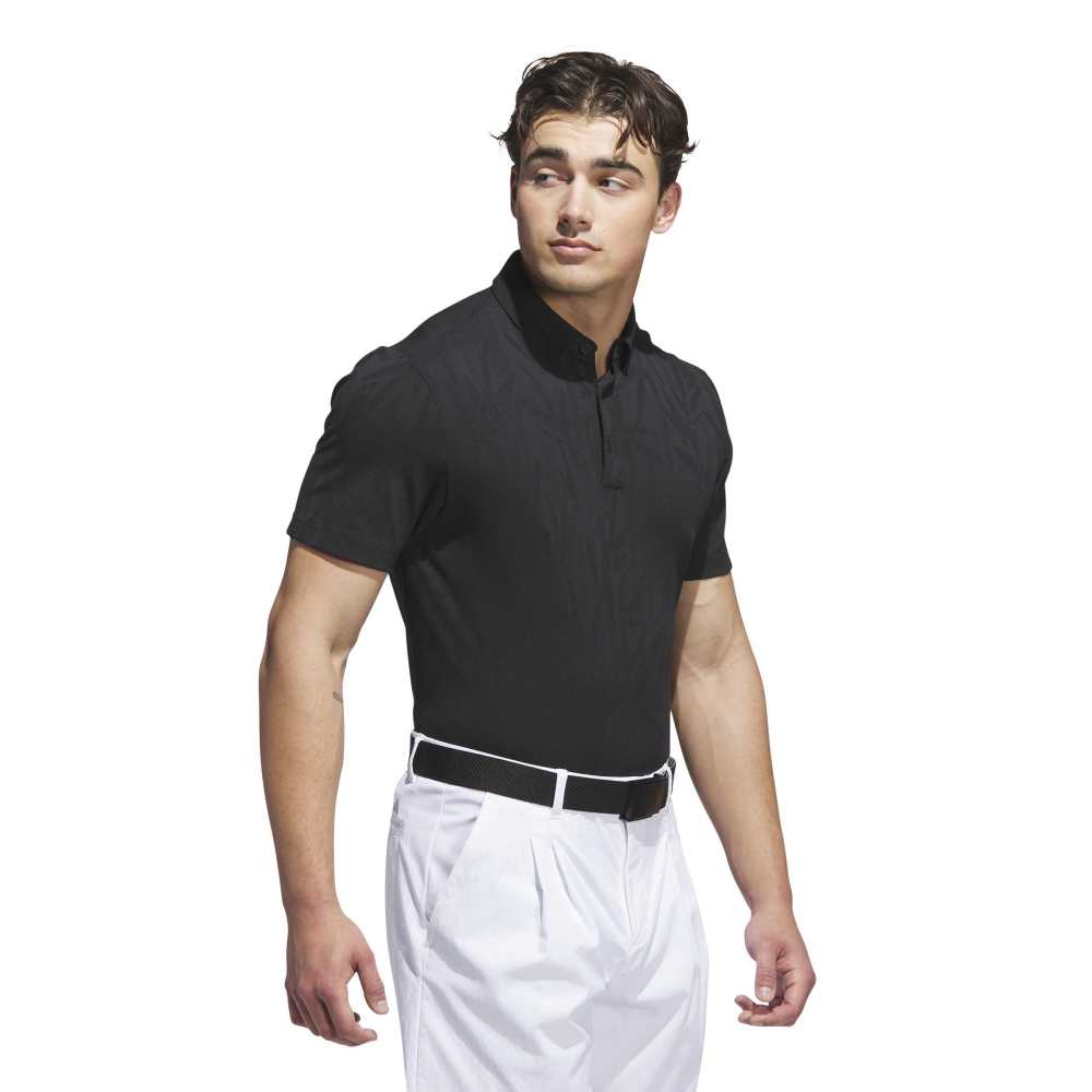 ADIDAS MENS GO-TO TEXTURED POLO