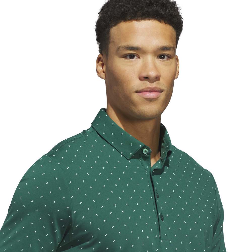 Adidas Ultimate365+ Micro Print Polo