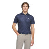 Adidas Performance Textured Print Polo