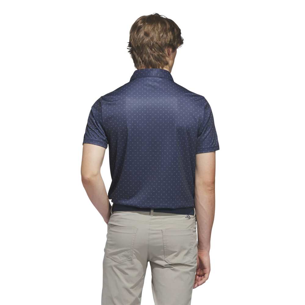 Adidas Performance Textured Print Polo