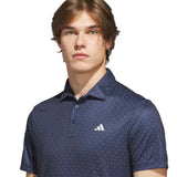 Adidas Performance Textured Print Polo
