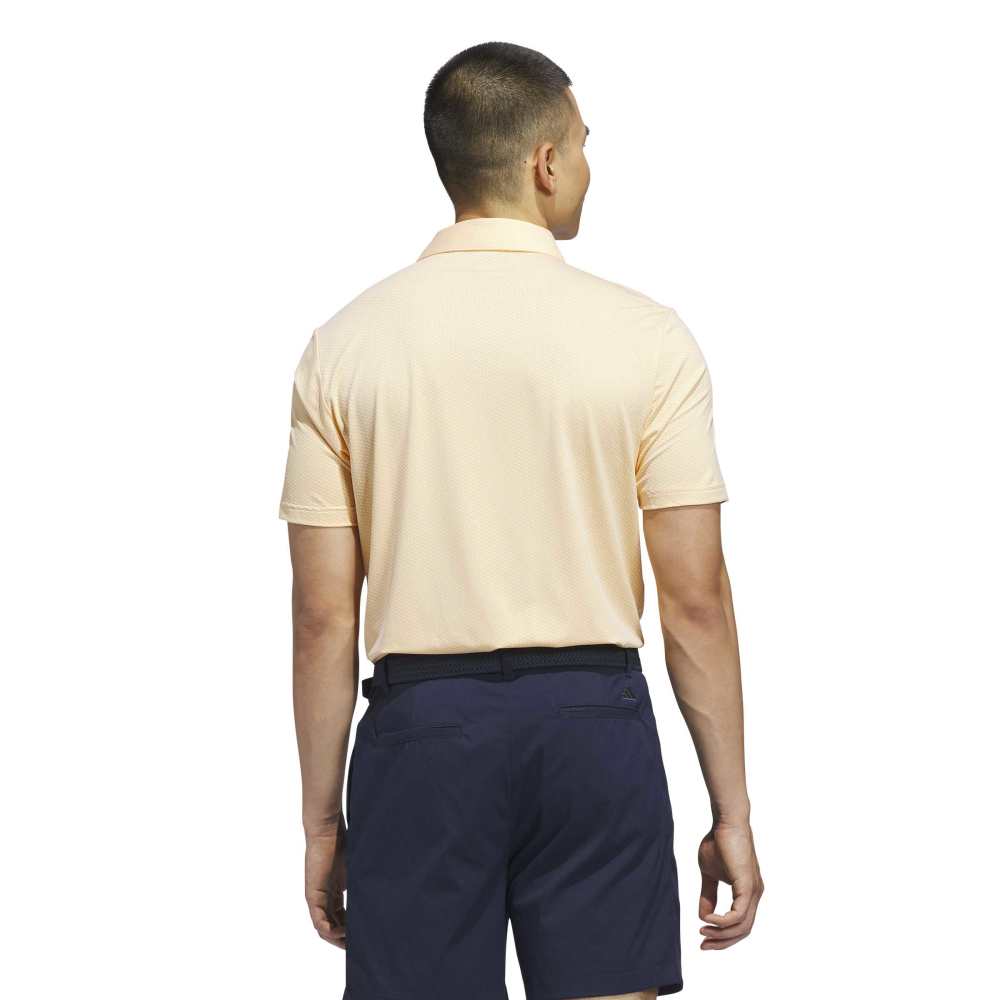 ADIDAS MENS PERFORMANCE TEXTURED POLO