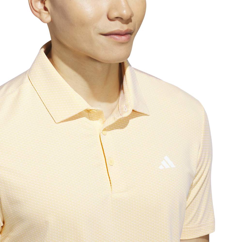 ADIDAS MENS PERFORMANCE TEXTURED POLO