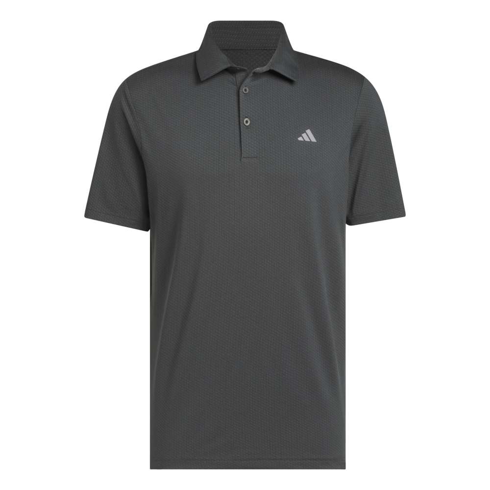 ADIDAS MENS PERFORMANCE TEXTURED POLO