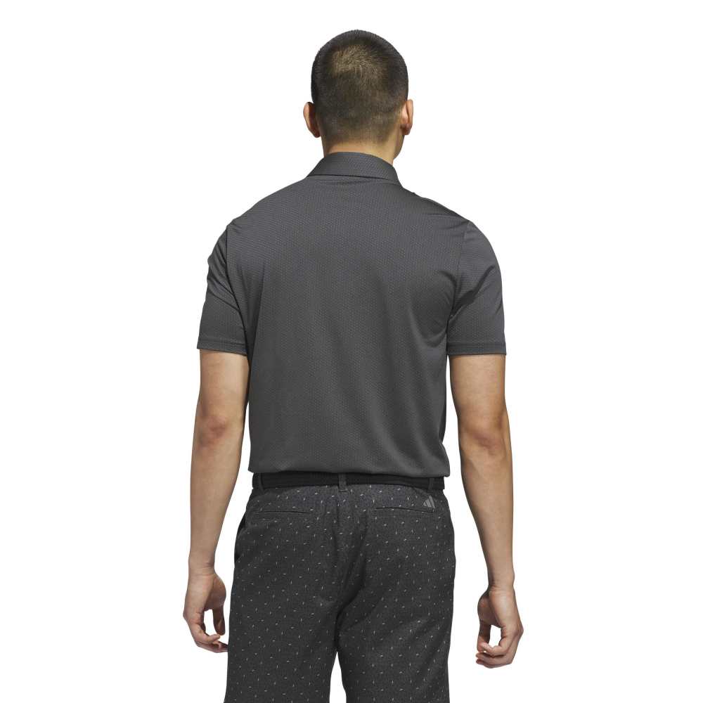 ADIDAS MENS PERFORMANCE TEXTURED POLO