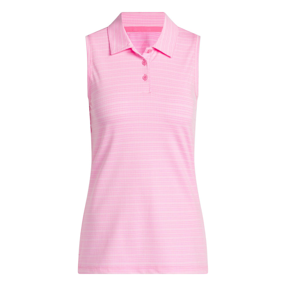 Adidas Ultimate365 Jacquard Sleeveless Ladies Polo