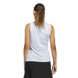 Adidas Solid Ottoman Sleeveless Polo