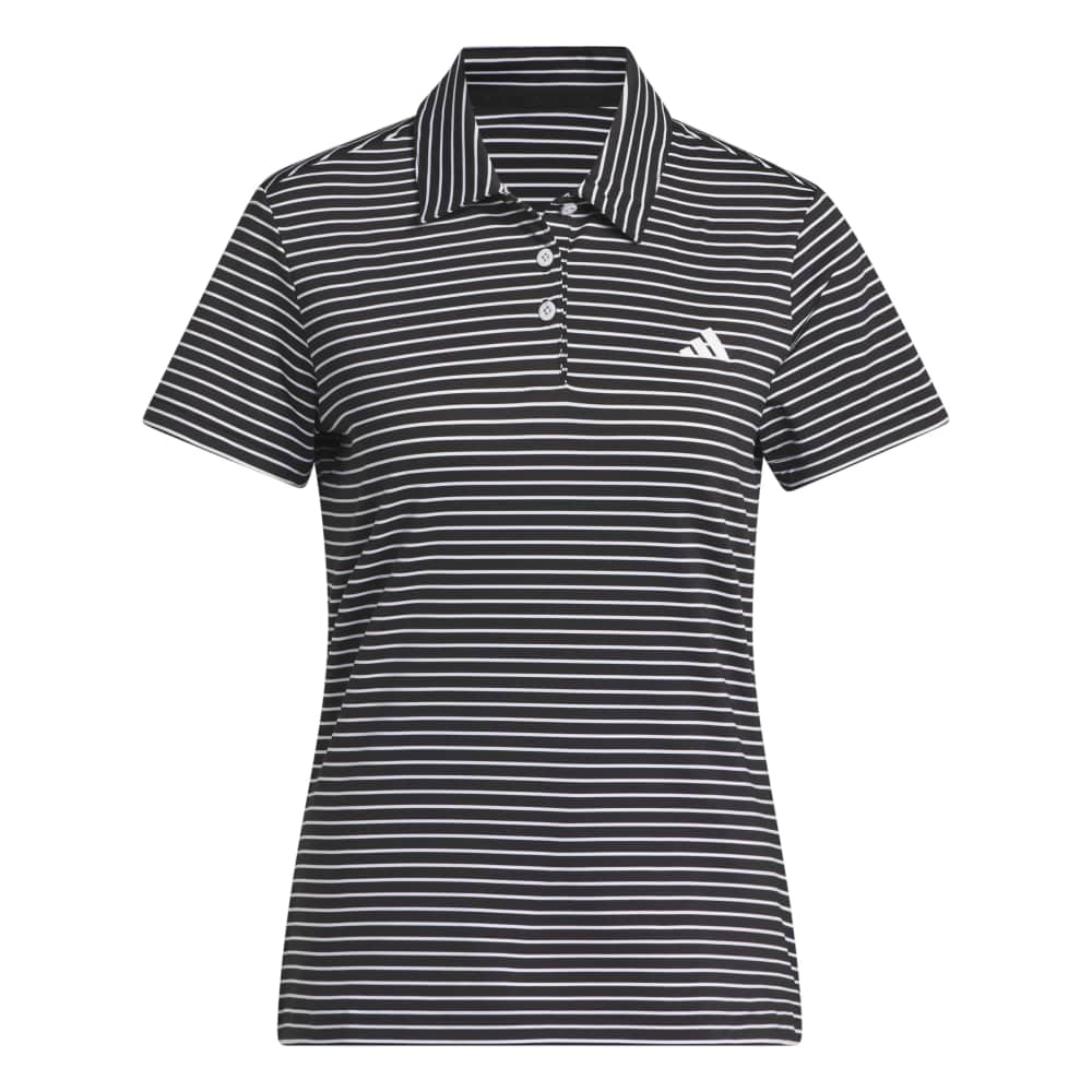 Adidas Performance Stripe Short Sleeve Polo
