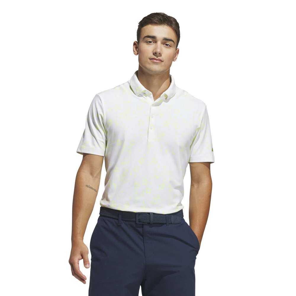 Adidas Ultimate365+ Climacool Butterspun Mighty Blossom Print Polo
