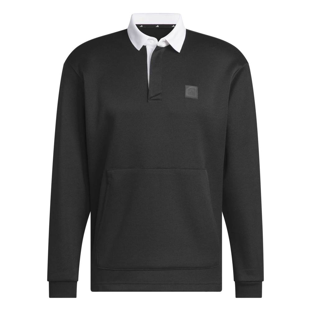Adidas Long Sleeve Knit Sweat Polo