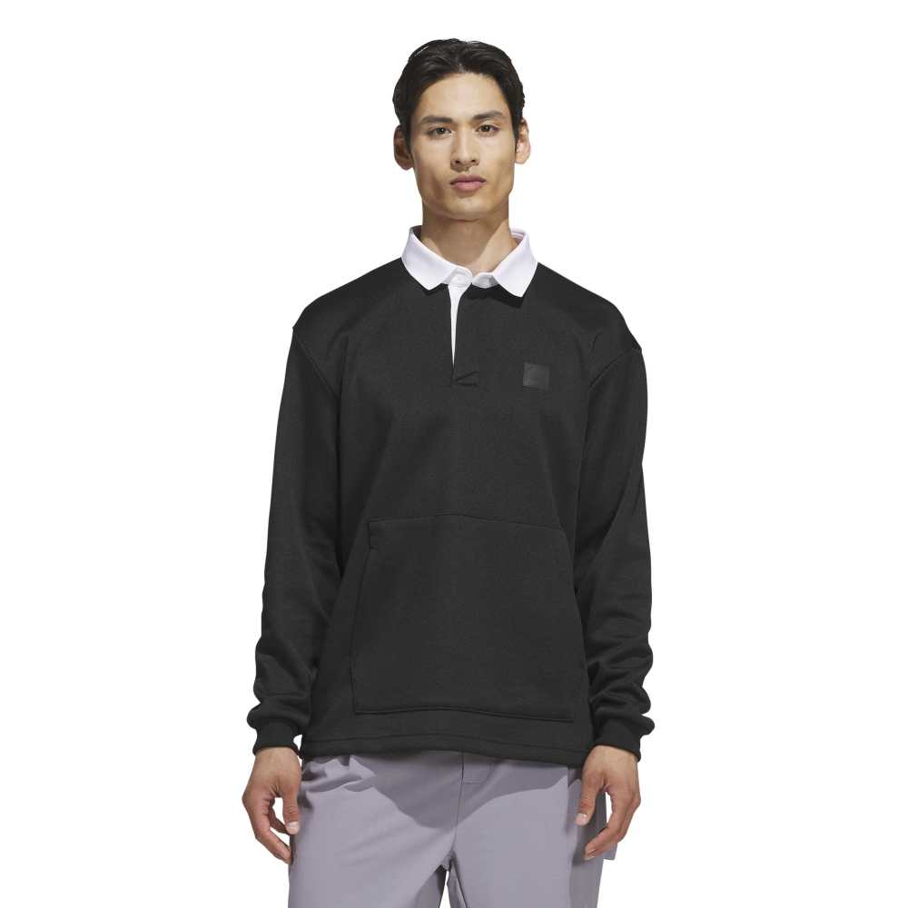 Adidas Long Sleeve Knit Sweat Polo
