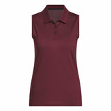 Adidas Solid Ottoman Sleeveless Polo