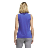 Adidas Solid Ottoman Sleeveless Polo