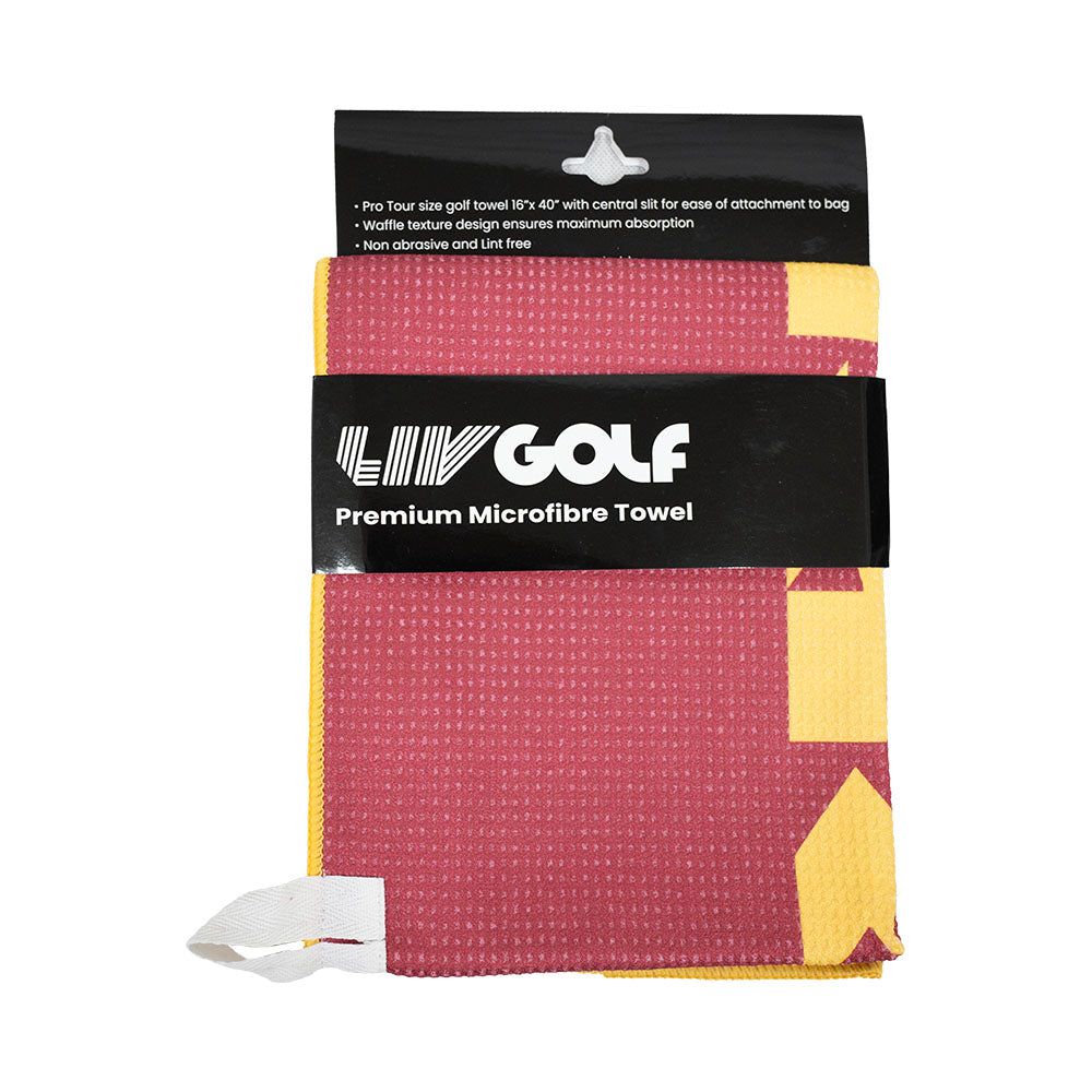 LIV Golf Ripper GC Team Towel - Maroon