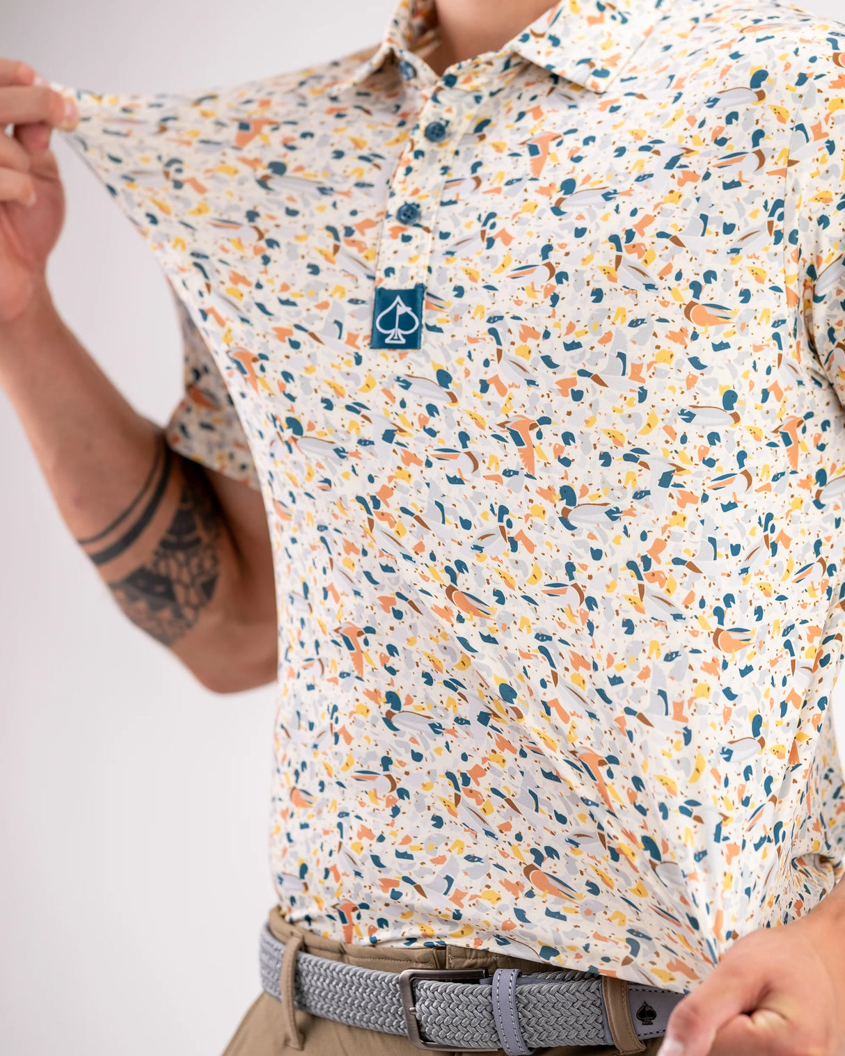 Pins & Aces Mallard Shatter Polo